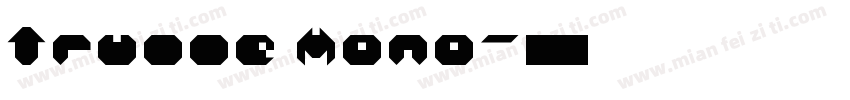 Trulle Mono字体转换